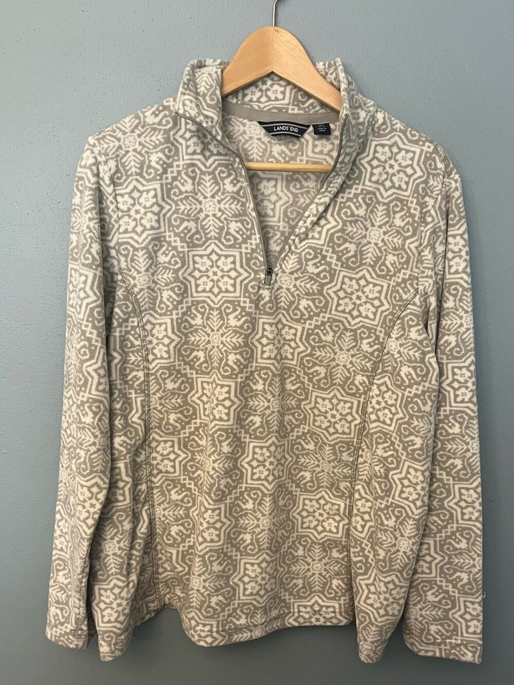 Lands’ End Quarter Zip Fleece